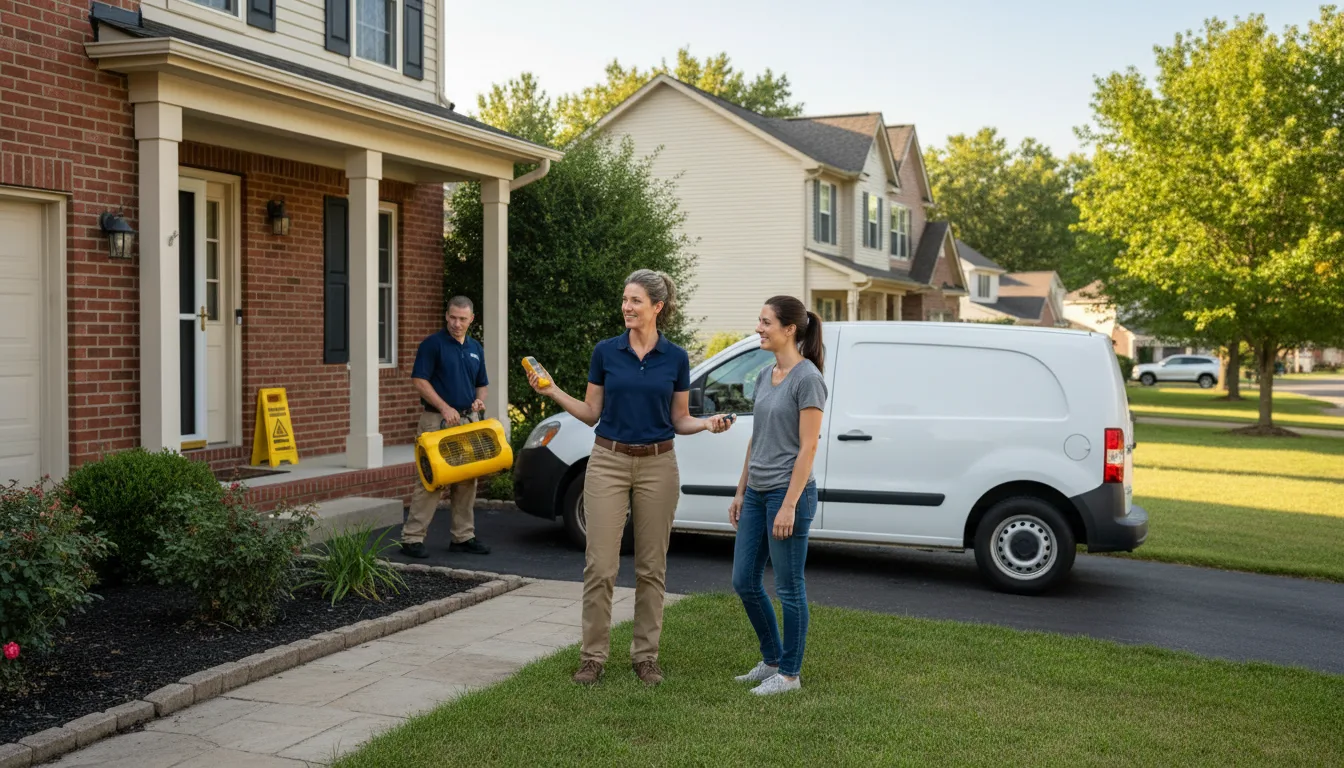 Water restoration image for Mold Remediation in Scotts Hill, TN